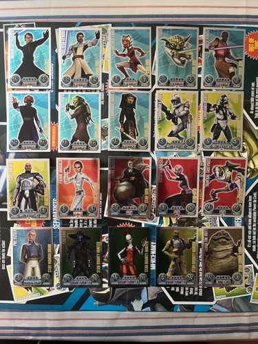 Star wars force attax - attax, clone