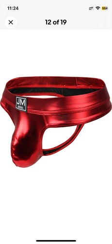 Jockmail men wet look thongs - jockmail, men's