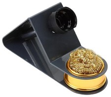 SOLDERING IRON Spring Holder / STAND with Wire Wool BRASS BALL