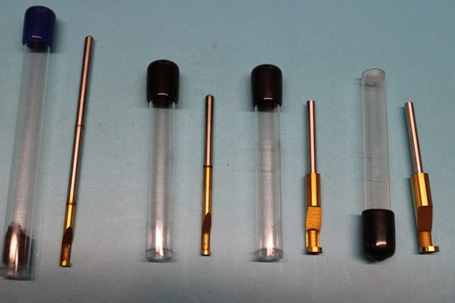 Off leather punch tools tin - leather,