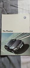 Volkswagen Phaeton Range Brochure Model year 2003 (3.2 V6, 6.0 W12 4Motion)