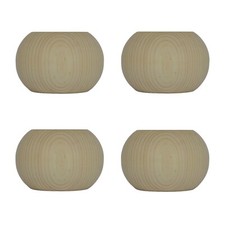 Set of 4 Solid Wooden Pine