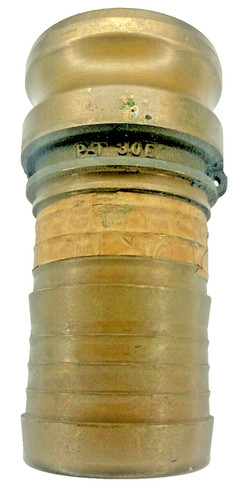 Brass male camlock - 3”,
