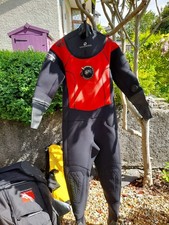 Typhoon Women's Dry Suit Size Small/Medium size 7 boots
