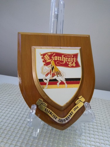 Exercise lionheart 1984 plaque - exercise,