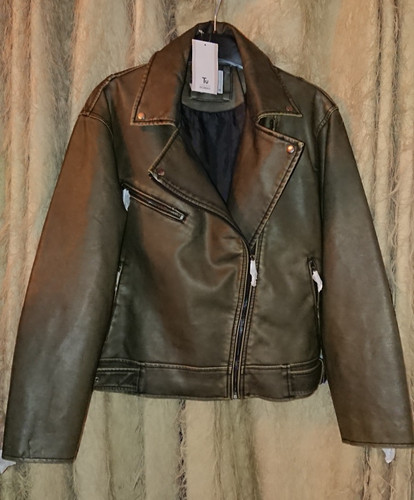 Bnwt leather look bike - bnwt,