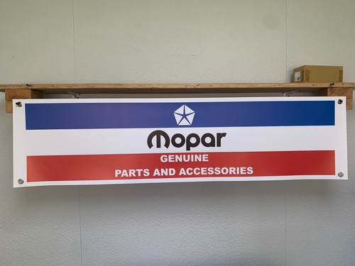 Mopar parts banner garage - mopar,