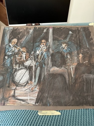 Original pastel painting - painting, in