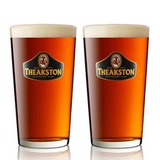 Set of 2 x Theakston Ale Pint