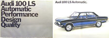 Audi 100 LS Automatic Mk 1 Saloon 1970-71 Original UK Sales Brochure No. 0652 20