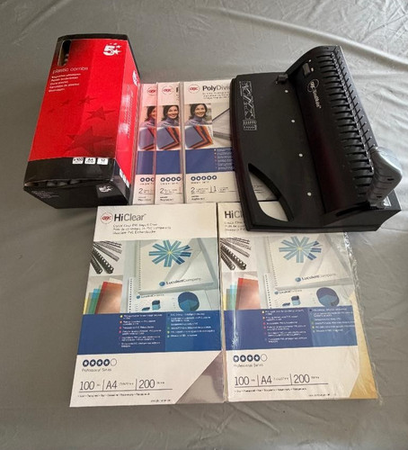 Combbind manual plastic - combbind,