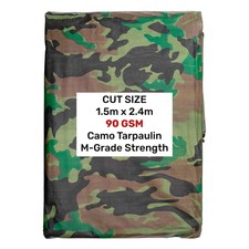 Camouflage M-Grade Tarpaulin