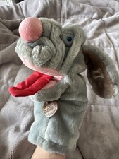 wrinkles dog hand puppet, ganz