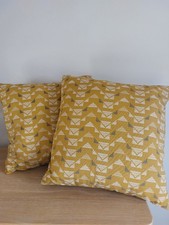 2 x M&S Cushions Ochre