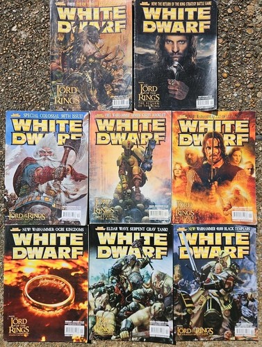 White dwarf magazine issues - white,