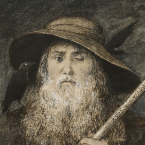 Hans thoma wotan as - -, wayfarer