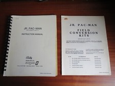 JR. PAC-MAN 1983 BALLY MIDWAY NAMCO ARCADE MACHINE INSTRUCTION MANUAL RARE 80's