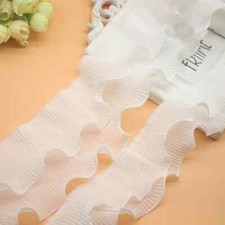 8.5CM Wide Pleated Chiffon