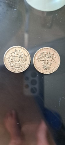 Collectable one pound coins - one,