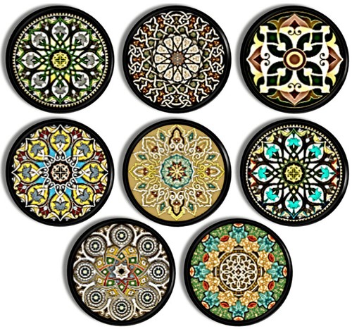 Kaleidoscope mandala cabinet - mandala,