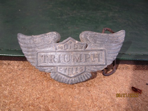 Vintage triumph motorcycle - triumph,