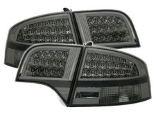 LED Rear Lights Black Smoke for Audi A4 8E B7 Sedan from 2004-2008