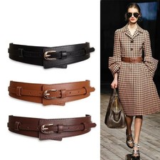 Dual-use Leather Wide Belt