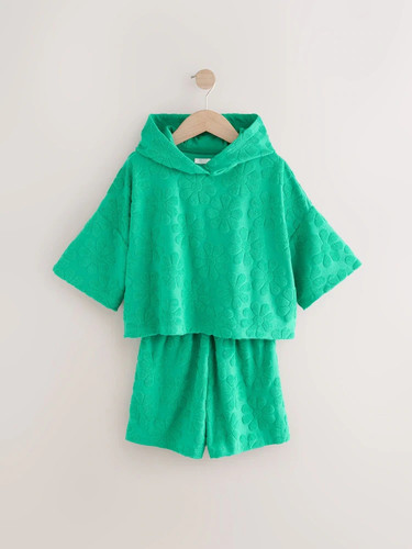 Next green flower towelling - next,