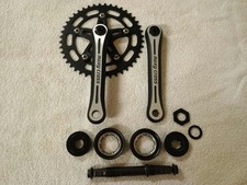 Old school bmx Sugino Maxy Cross crankset Redline Hutch Diamondback Mongoose GT