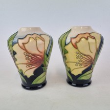 Pair Moorcroft Ode To May