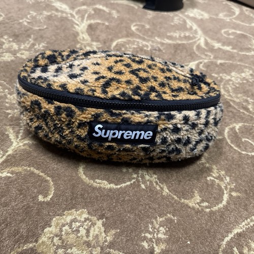 Supreme leopard fleece waist - fleece,