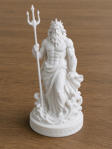 Poseidon greek god statue - poseidon,