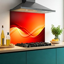 Printed Glass Kitchen