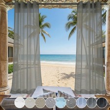 Waterproof Outdoor Voile Sheer