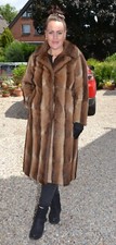 US5408 REAL MUSKRAT FUR COAT