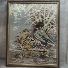 Vintage Framed Needlepoint