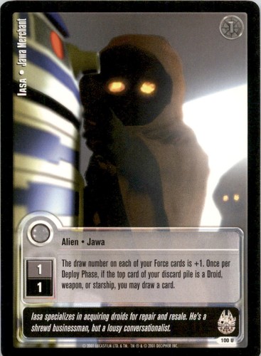 Star wars jedi knights card - star,