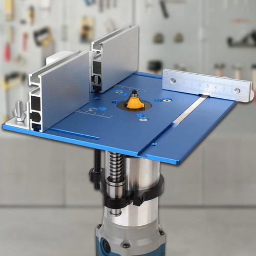 Router lift system with top - system,