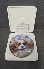 Danbury Mint 'Beautiful Dreamer' Cavalier King Charles Spaniel Plate Paul Doyle