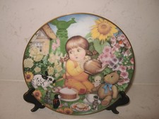 CHILDS TEA PARTY  PLATE -  TEATIME SURPRISE  - BRADFORD EXCHANGE