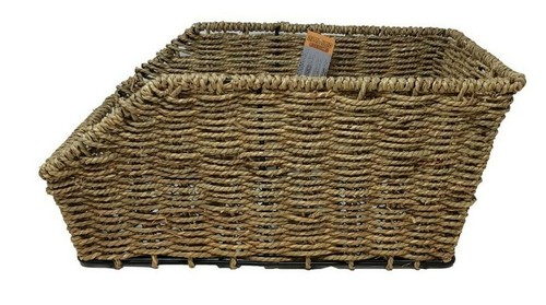 Rear wicker bicycle shopping - rear,