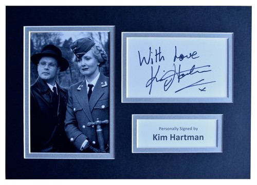 Kim hartman signed autograph - hartman,