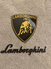 Lamborghini sign emblem and