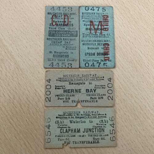 R railway ticket - s.,