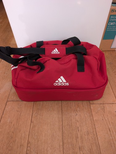 Adidas red gym duffle - red,