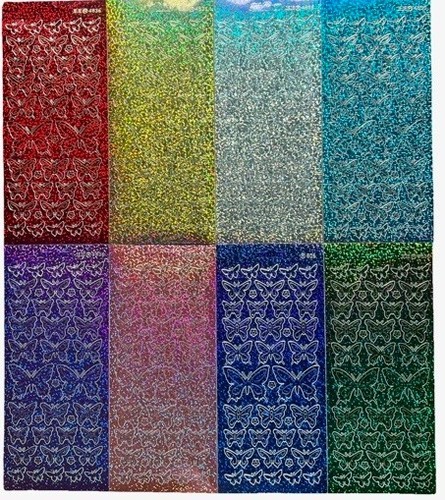 Butterfly diamond sparkle peel - diamond,