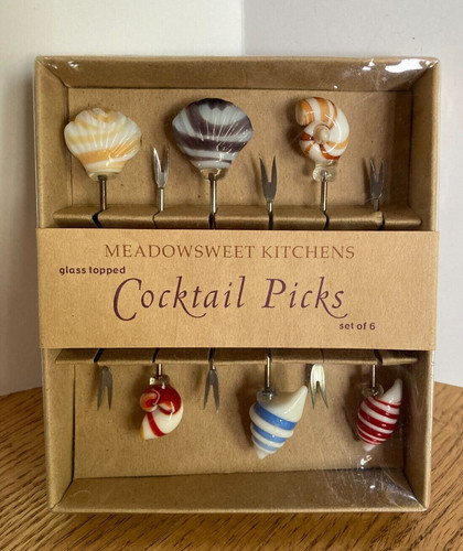 Glass shell topped cocktail - glass,