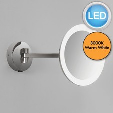 Astro-Mascali-1373020-LED Mirrored Glass Chrome IP44 Bathroom Shaver Wall Light