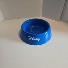 Disney Dog Bowl Blue Plastic