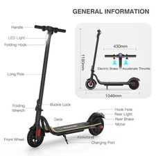 Megawheels S1 Folding Electric Scooter 250W–With Battery (Need Battery Replace)
